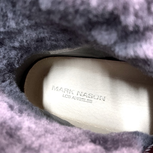 Grey Leather Shearling Boots - Picture 13 of 16